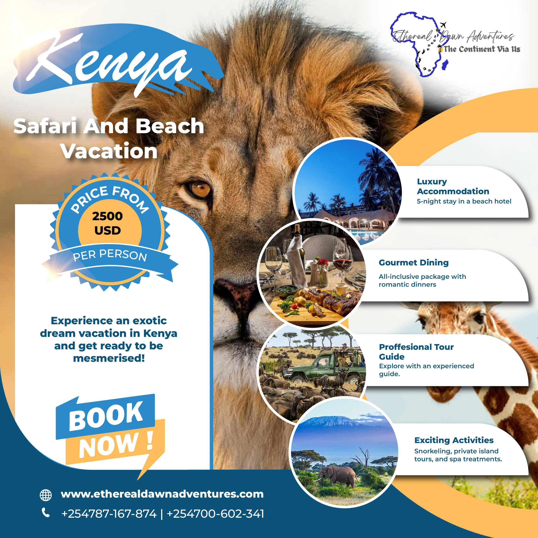 Kenya Safari Mobile Banner